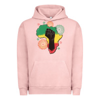 Pigment Salmon africa map Urban Hoodie - MaliasSmallBusiness