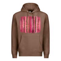 Chestnut valentines day leopard glitter brushstroke Premium Hoodie - Jasminsmagicworld