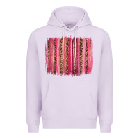 Lilac valentines day leopard glitter brushstroke Premium Hoodie - Jasminsmagicworld