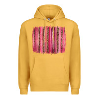 Mustard valentines day leopard glitter brushstroke Premium Hoodie - Jasminsmagicworld