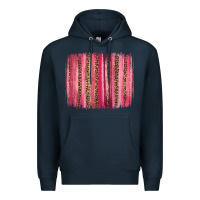 Navy valentines day leopard glitter brushstroke Premium Hoodie - Jasminsmagicworld