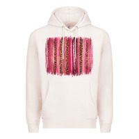 Pale Pink valentines day leopard glitter brushstroke Premium Hoodie - Jasminsmagicworld