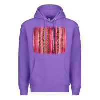 Purple valentines day leopard glitter brushstroke Premium Hoodie - Jasminsmagicworld