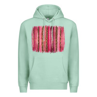 Seafoam valentines day leopard glitter brushstroke Premium Hoodie - Jasminsmagicworld