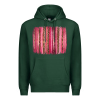 Sports Green valentines day leopard glitter brushstroke Premium Hoodie - Jasminsmagicworld
