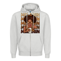 Dove Grey melanin kid Zipper Hoodie - texasbilliewilder