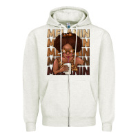 Oatmeal Heather melanin kid Zipper Hoodie - texasbilliewilder