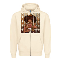 Sandshell melanin kid Zipper Hoodie - texasbilliewilder