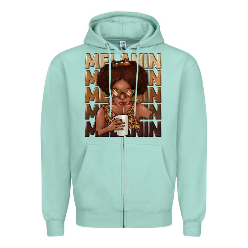 Melanin Kid Zipper Hoodie by texasbilliewilder | Teevron
