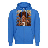True Royal melanin kid Zipper Hoodie - texasbilliewilder