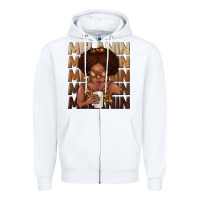 White melanin kid Zipper Hoodie - texasbilliewilder