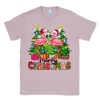 Lilac merry christmas flamingo Classic Tee - Zillion Design Studio