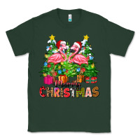 Sports Green merry christmas flamingo Classic Tee - Zillion Design Studio