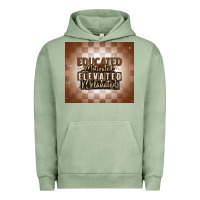 Pigment Oil Green educated motivated elevated melanated Urban Hoodie - MaliasSmallBusiness
