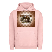 Pigment Salmon educated motivated elevated melanated Urban Hoodie - MaliasSmallBusiness