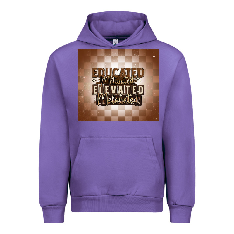 Educated Motivated Elevated Melanated Urban Hoodie by MaliasSmallBusiness | Teevron