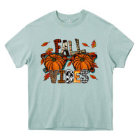 Autumn Style With Pumpkins Heavy Core Tee | Teevron