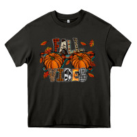 Asphalt autumn style with pumpkins Heavy Core Tee - CowhideDigitalArt