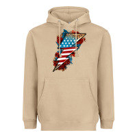 Mushroom American lightning bolt Heavyweight Hoodie - Neo Western