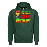 Sports Green one month cant hold our history juneteenth Zipper Hoodie - texasbilliewilder