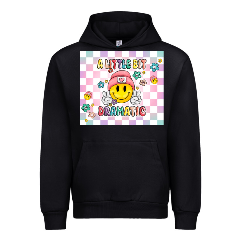 A Little Bit Dramatic Retro Urban Hoodie by MaliasSmallBusiness | Teevron