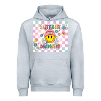 Heather Grey a little bit dramatic retro Urban Hoodie - MaliasSmallBusiness