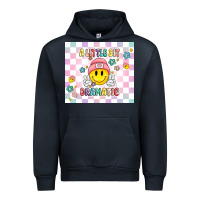 Navy a little bit dramatic retro Urban Hoodie - MaliasSmallBusiness