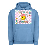 Pigment Pebble Blue a little bit dramatic retro Urban Hoodie - MaliasSmallBusiness