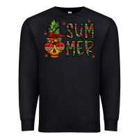 Black summer vibes Premium Sweatshirt - CowhideDigitalArt