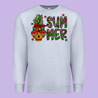 Summer Vibes Premium Sweatshirt Designed By Cowhidedigitalart