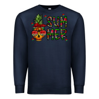 Navy summer vibes Premium Sweatshirt - CowhideDigitalArt