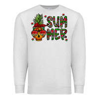 Oatmeal Heather summer vibes Premium Sweatshirt - CowhideDigitalArt