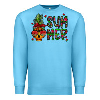 Ocean Blue summer vibes Premium Sweatshirt - CowhideDigitalArt