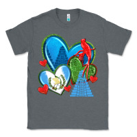 Charcoal Heather guatemala hearts Classic Tee - texasbilliewilder