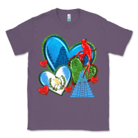Lavender guatemala hearts Classic Tee - texasbilliewilder