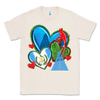 Natural guatemala hearts Classic Tee - texasbilliewilder