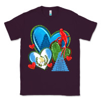 Plum guatemala hearts Classic Tee - texasbilliewilder