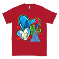 Red guatemala hearts Classic Tee - texasbilliewilder