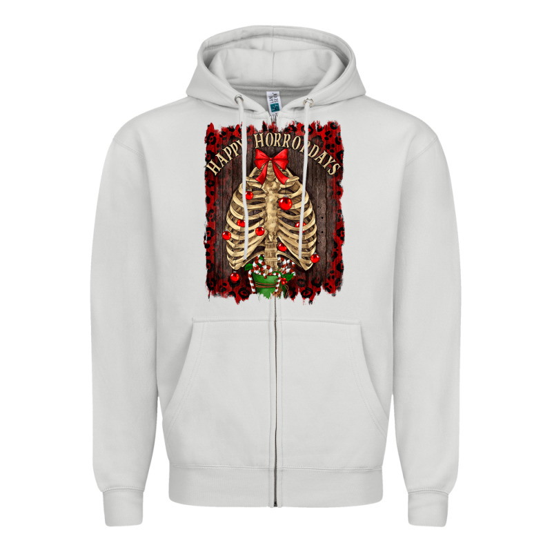 Happy Horrordays Zipper Hoodie by RanaPortraitStore | Teevron