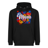 American Mama Heart Heavyweight Hoodie | Teevron