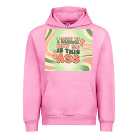 Fuchsia Pink i might be a handful but so is this ass Urban Hoodie - MaliasSmallBusiness