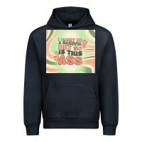 Navy i might be a handful but so is this ass Urban Hoodie - MaliasSmallBusiness