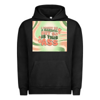 Pigment Black i might be a handful but so is this ass Urban Hoodie - MaliasSmallBusiness