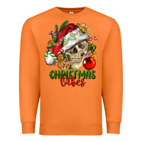 Carrot Christmas Vibes Human Skull Premium Sweatshirt - FaDigitalArtStudio