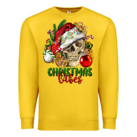 Lemon Christmas Vibes Human Skull Premium Sweatshirt - FaDigitalArtStudio