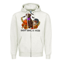 Happy Howl O Ween Zipper Hoodie | Teevron