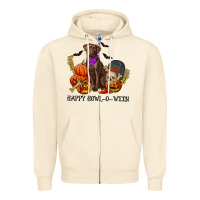 Sandshell Happy howl o ween Zipper Hoodie - RanaPortraitStore