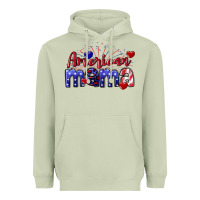 Matcha American Mama 4th of july Heavyweight Hoodie - CowGirlArtShop