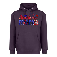 Plum American Mama 4th of july Heavyweight Hoodie - CowGirlArtShop