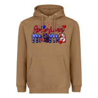 American Mama 4th Of July Heavyweight Hoodie | Teevron